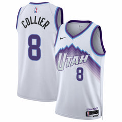 Nike Isaiah Collier Utah Jazz Unisex Swingman Jersey Association Edition White