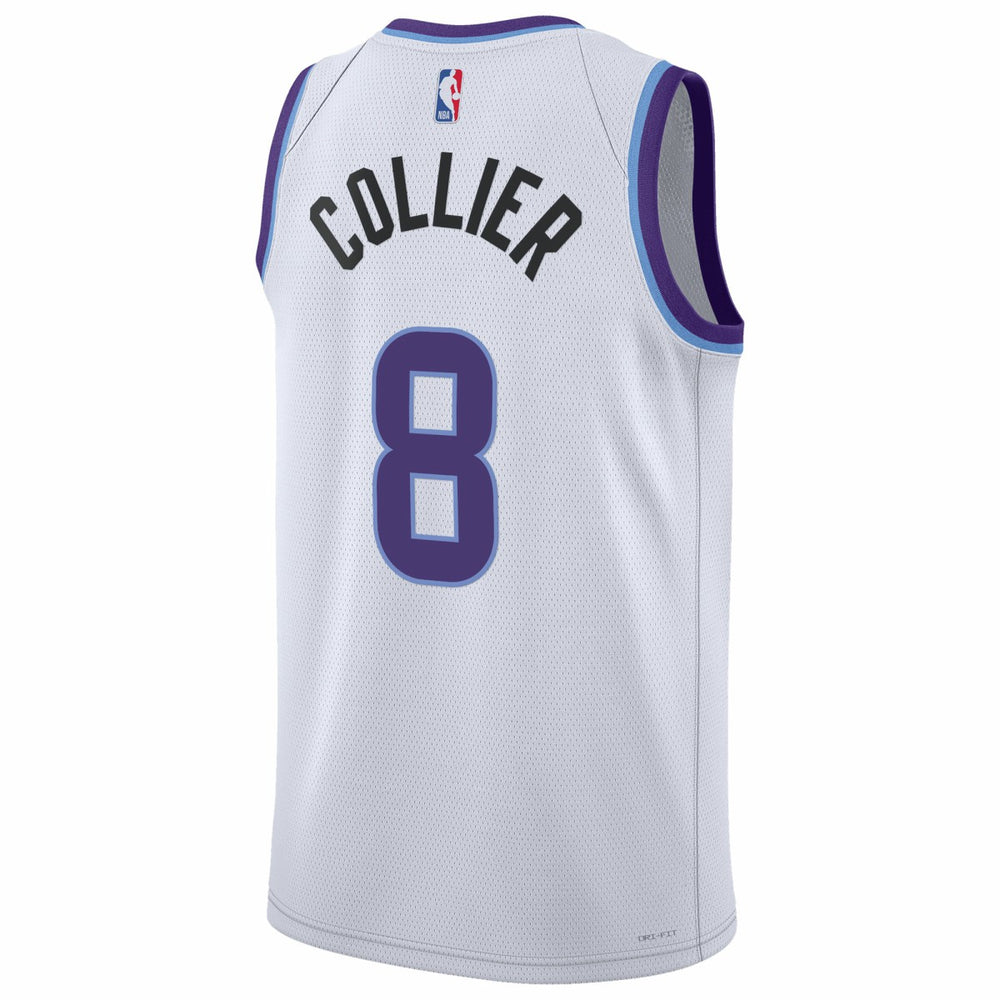 Nike Isaiah Collier Utah Jazz Unisex Swingman Jersey Association Edition White