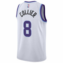 Nike Isaiah Collier Utah Jazz Unisex Swingman Jersey Association Edition White