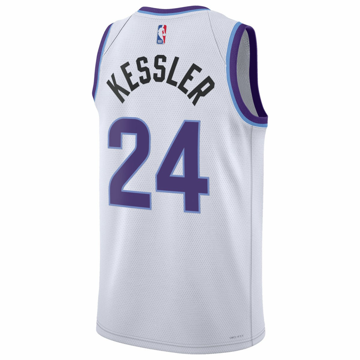 Nike Walker Kessler Utah Jazz Unisex Swingman Jersey Association Edition White