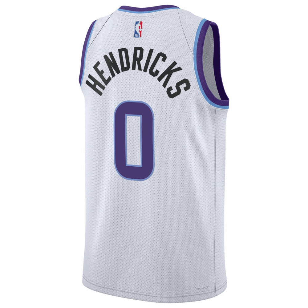 Nike Taylor Hendricks Utah Jazz Unisex Swingman Jersey Association Edition White