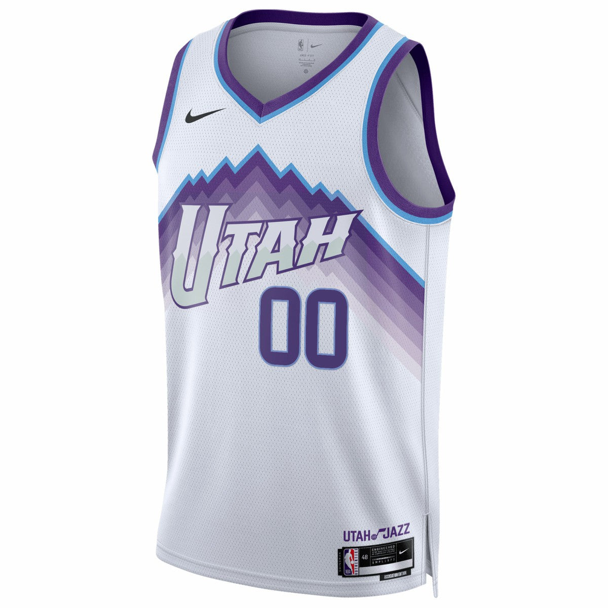 Nike Utah Jazz Unisex Swingman Custom Jersey Association Edition White