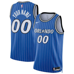 Nike Orlando Magic Unisex Swingman Custom Jersey Icon Edition Blue