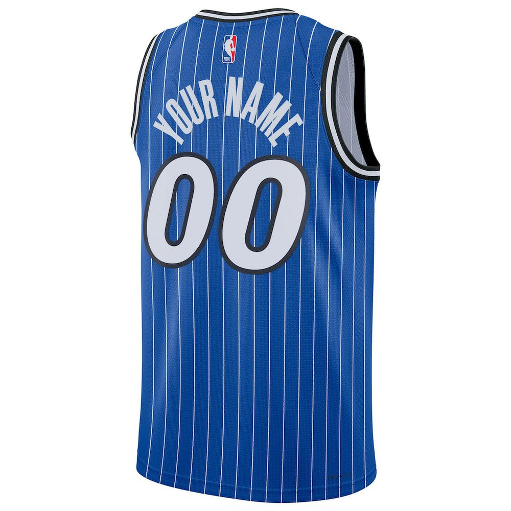 Nike Orlando Magic Unisex Swingman Custom Jersey Icon Edition Blue