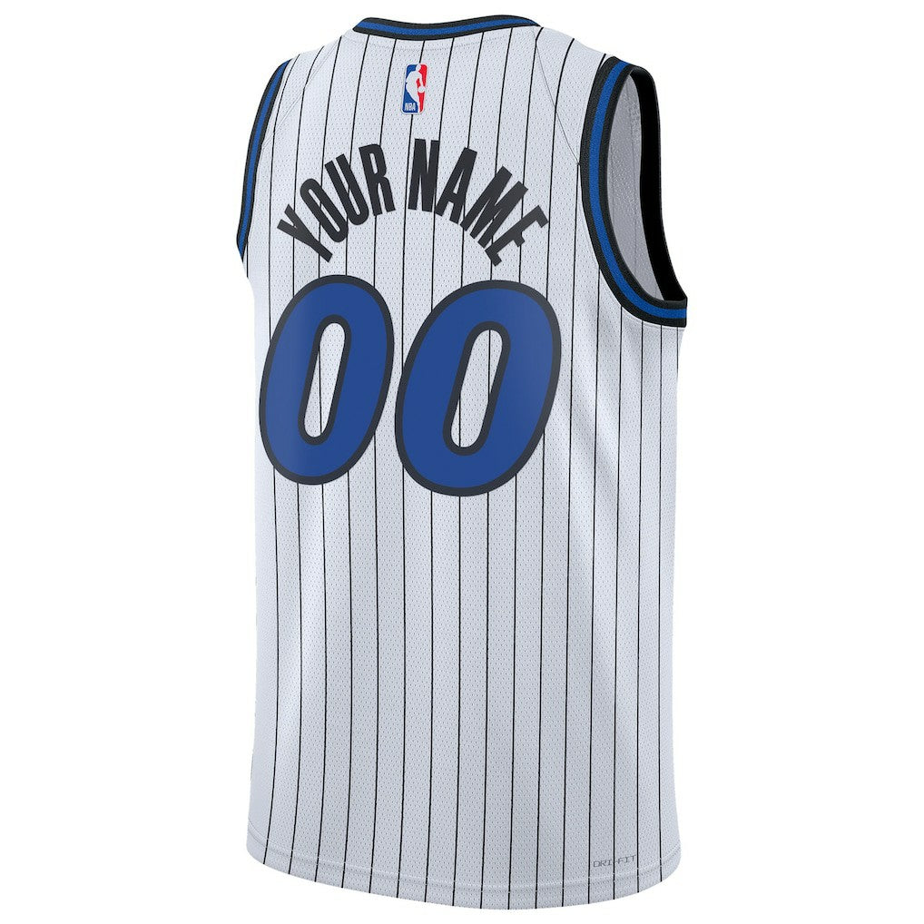 Nike Orlando Magic Unisex Swingman Custom Jersey Association Edition White
