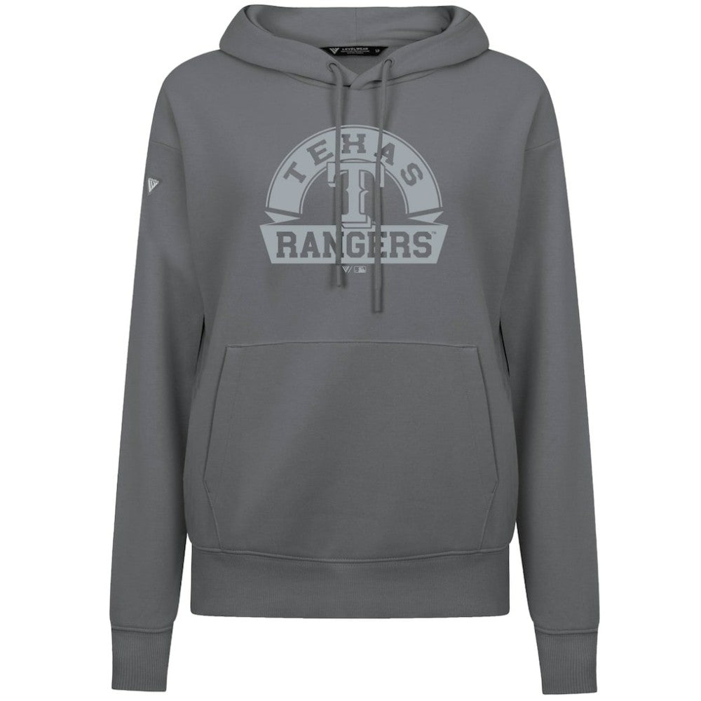 Texas Rangers Levelwear Women's Adorn Banner Arch Hoodie Outlet
