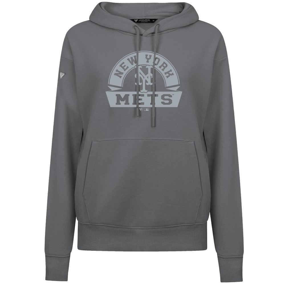 New York Mets Levelwear Women's Adorn Banner Arch Hoodie Online