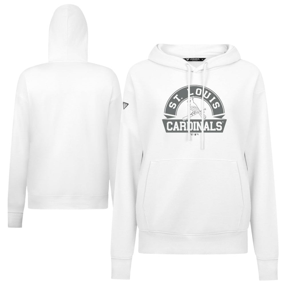 St. Louis Cardinals Levelwear Women's Adorn Banner Arch Hoodie Near Me