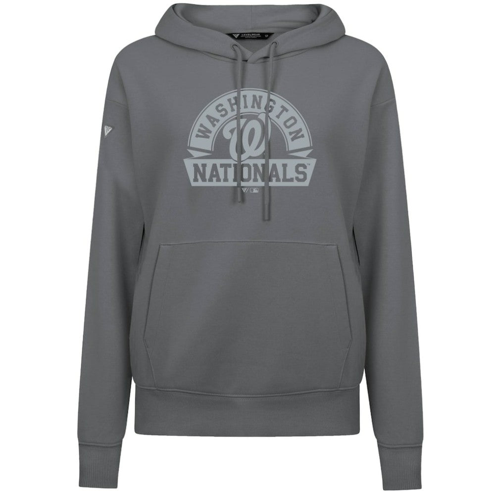 Washington Nationals Levelwear Women's Adorn Banner Arch Hoodie Sale