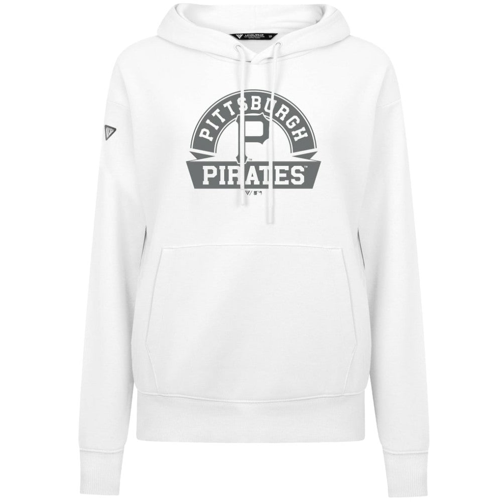 Pittsburgh Pirates Levelwear Women's Adorn Banner Arch Hoodie for sale