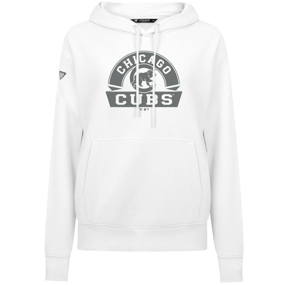 Chicago Cubs Levelwear Women's Adorn Banner Arch Hoodie Sale