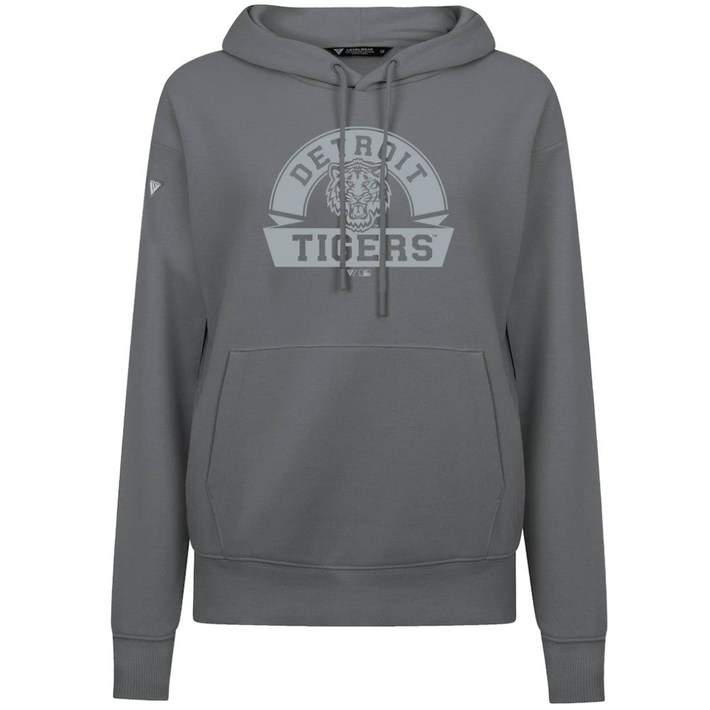 Detroit Tigers Levelwear Women's Adorn Banner Arch Hoodie Near Me