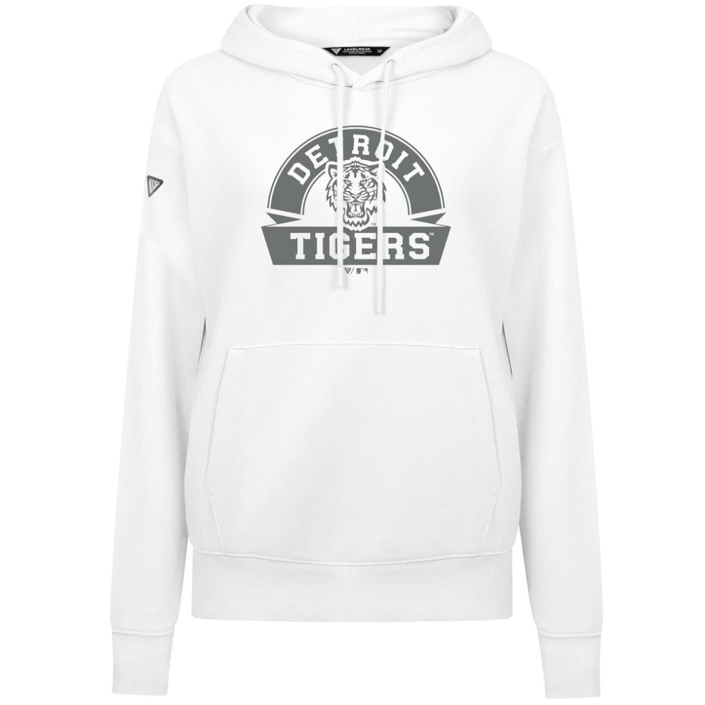 Detroit Tigers Levelwear Women's Adorn Banner Arch Hoodie Online