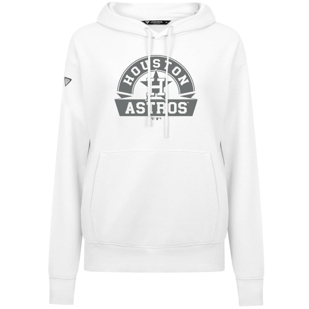 Houston Astros Levelwear Women's Adorn Banner Arch Hoodie Outlet