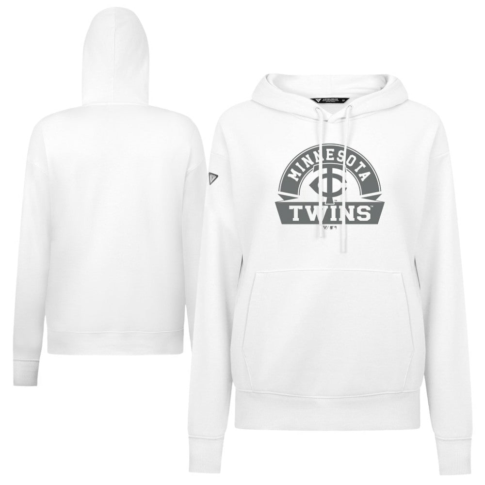 Minnesota Twins Levelwear Women's Adorn Banner Arch Hoodie Outlet