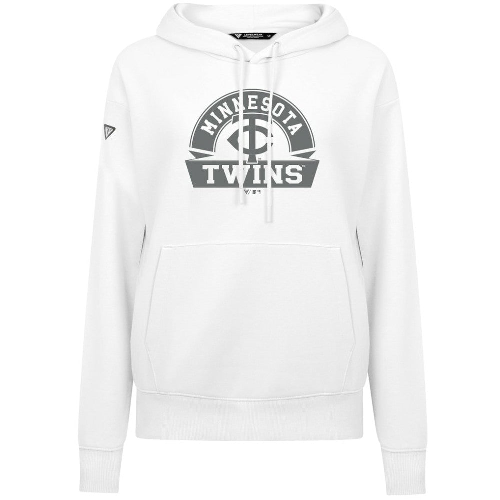 Minnesota Twins Levelwear Women's Adorn Banner Arch Hoodie Outlet