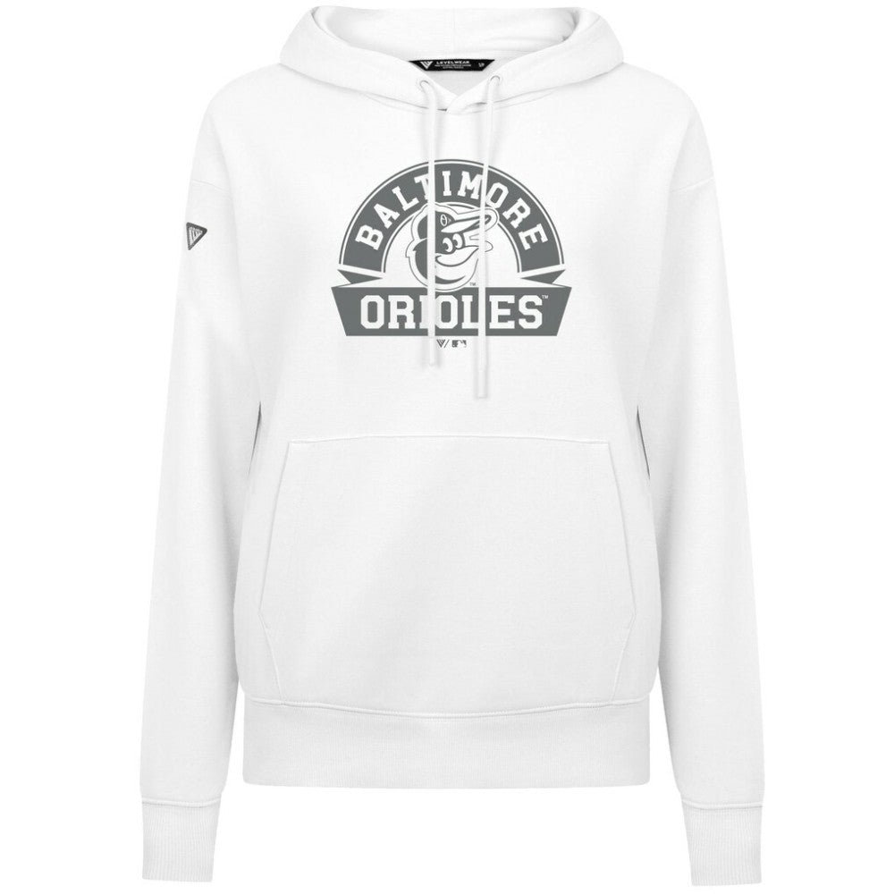 Baltimore Orioles Levelwear Women's Adorn Banner Arch Hoodie Outlet