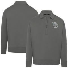 Tampa Bay Rays Levelwear Women's Canmore Chenille Logo Quarter-Zip Top Online