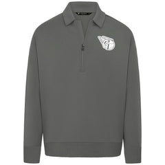 Cleveland Guardians Levelwear Women's Canmore Chenille Logo Quarter-Zip Top Outlet