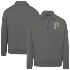 Pittsburgh Pirates Levelwear Women's Canmore Chenille Logo Quarter-Zip Top Near Me
