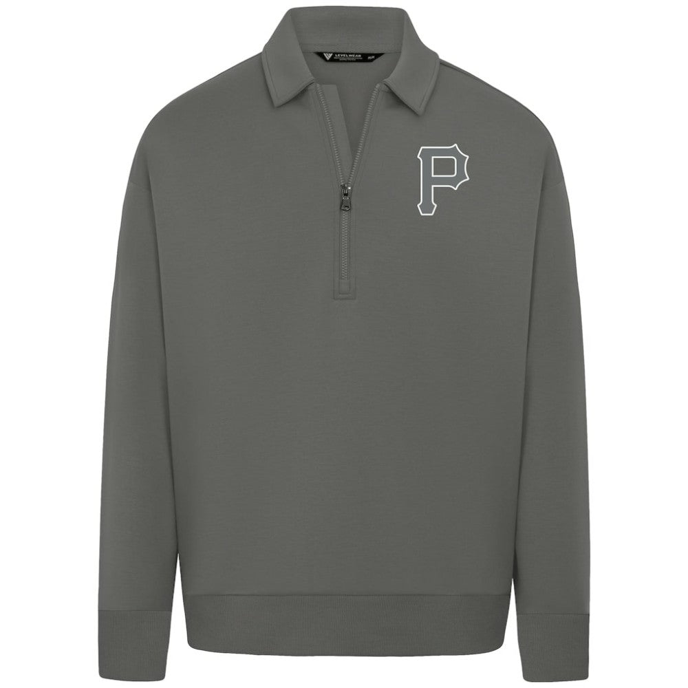 Pittsburgh Pirates Levelwear Women's Canmore Chenille Logo Quarter-Zip Top Near Me