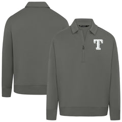 Texas Rangers Levelwear Women's Canmore Chenille Logo Quarter-Zip Top Outlet