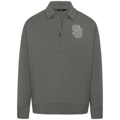 San Diego Padres Levelwear Women's Canmore Chenille Logo Quarter-Zip Top Near Me