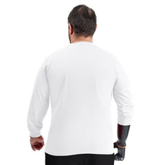 Detroit Pistons G-III Sports by Carl Banks Adaptive Printed Mesh Effect Long Sleeve T-Shirt White