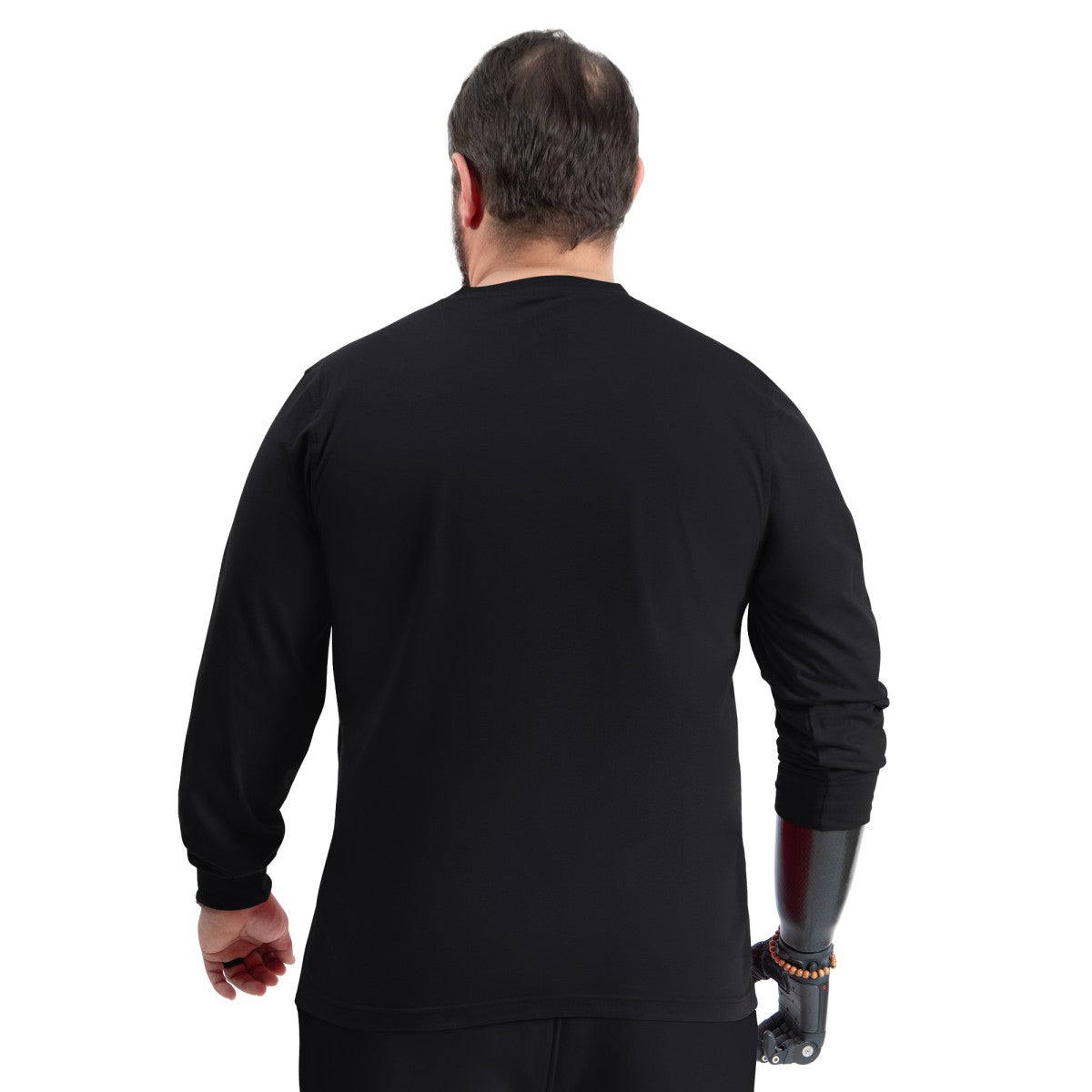 Los Angeles Lakers G-III Sports by Carl Banks Adaptive Printed Mesh Effect Long Sleeve T-Shirt Black