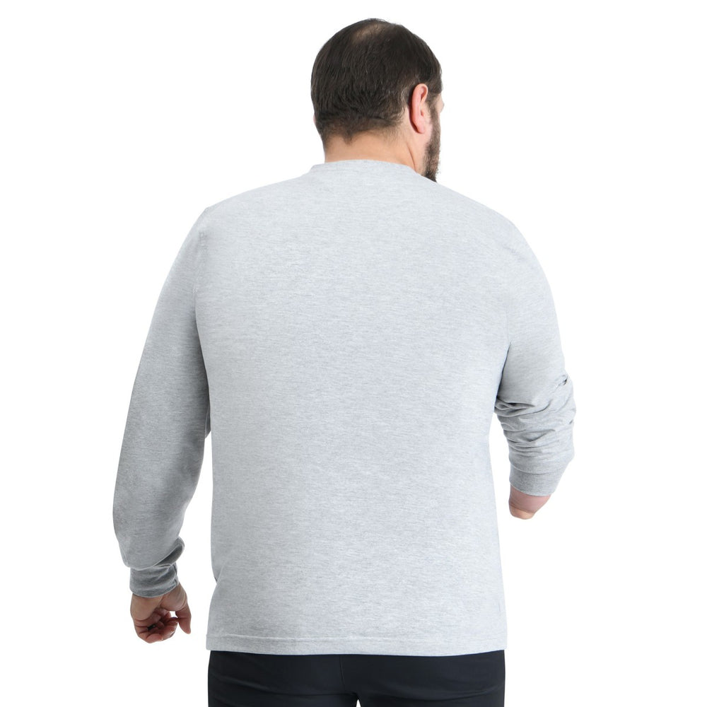 Minnesota Timberwolves G-III Sports by Carl Banks Adaptive Printed Mesh Effect Long Sleeve T-Shirt Gray