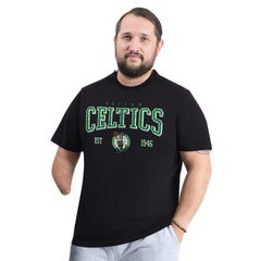 Boston Celtics G-III Sports by Carl Banks Adaptive Classic Team Spirit Short Sleeve T-Shirt Black