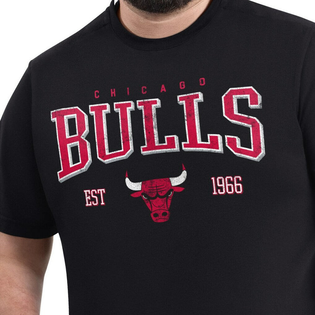 Chicago Bulls G-III Sports by Carl Banks Adaptive Classic Team Spirit Short Sleeve T-Shirt Black
