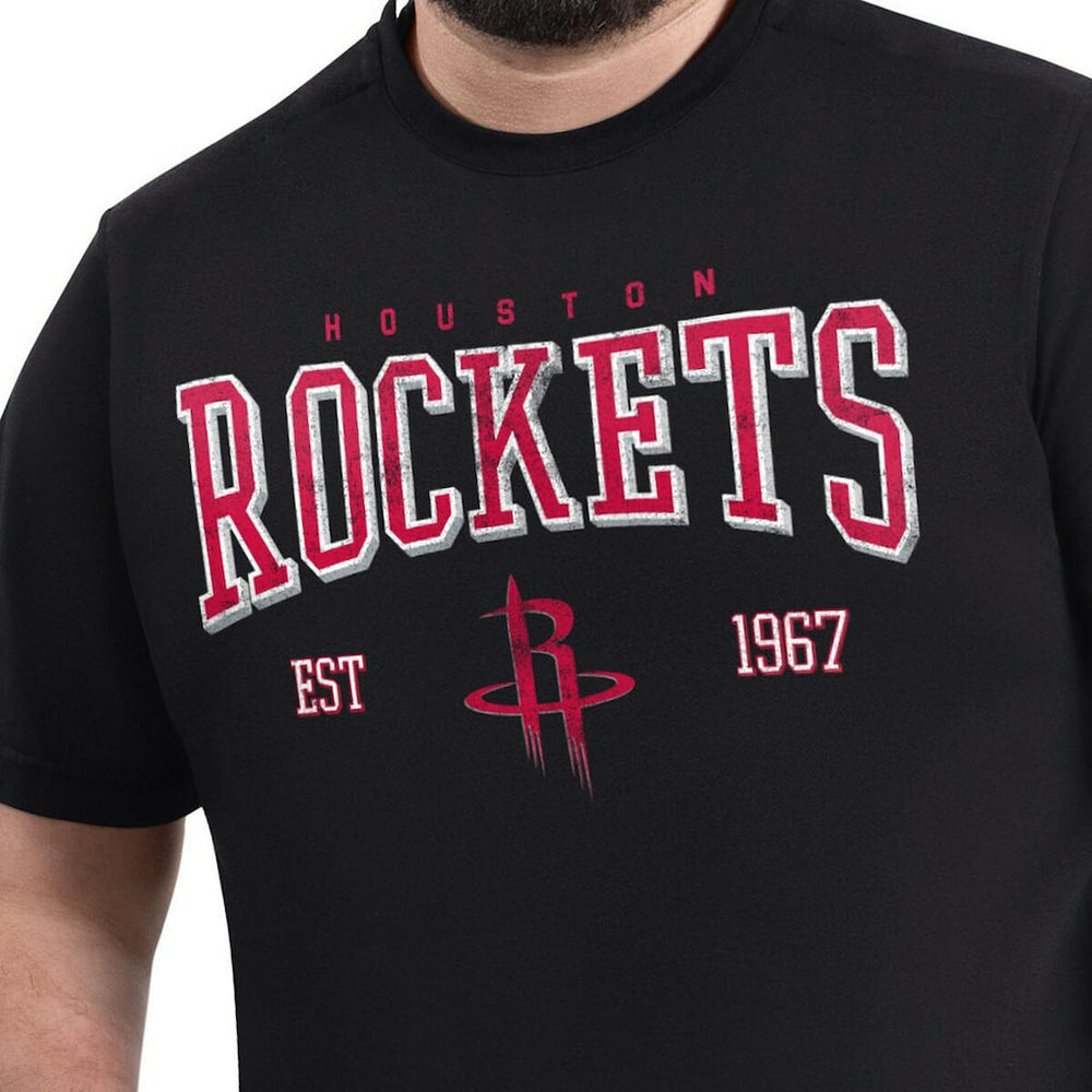 Houston Rockets G-III Sports by Carl Banks Adaptive Classic Team Spirit Short Sleeve T-Shirt Black