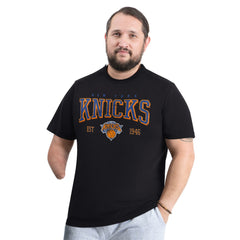 New York Knicks G-III Sports by Carl Banks Adaptive Classic Team Spirit Short Sleeve T-Shirt Black