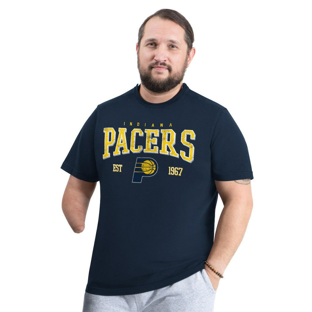 Indiana Pacers G-III Sports by Carl Banks Adaptive Classic Team Spirit Short Sleeve T-Shirt Navy