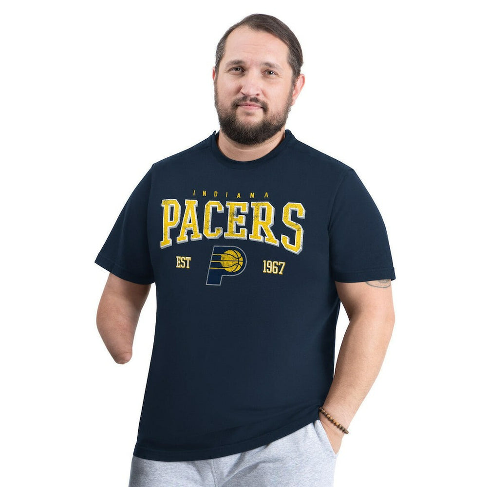 Indiana Pacers G-III Sports by Carl Banks Adaptive Classic Team Spirit Short Sleeve T-Shirt Navy