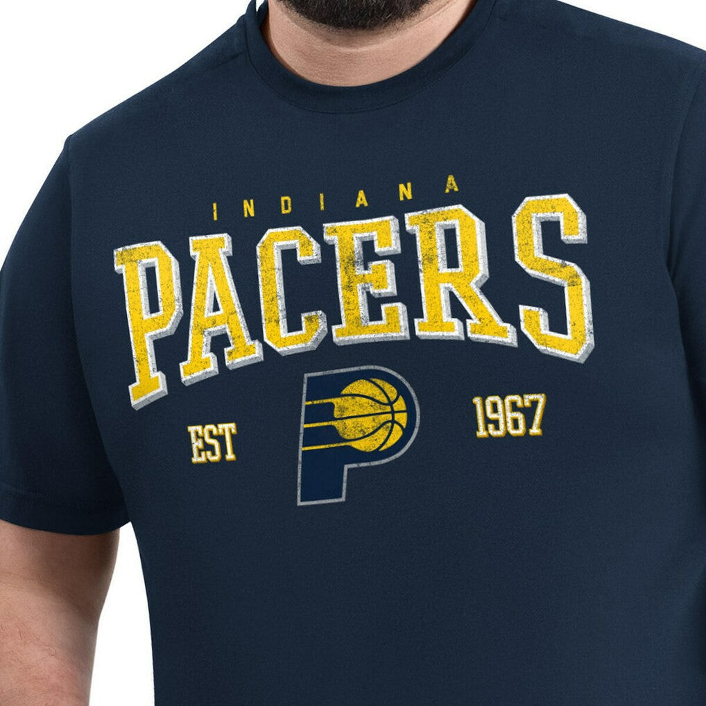 Indiana Pacers G-III Sports by Carl Banks Adaptive Classic Team Spirit Short Sleeve T-Shirt Navy