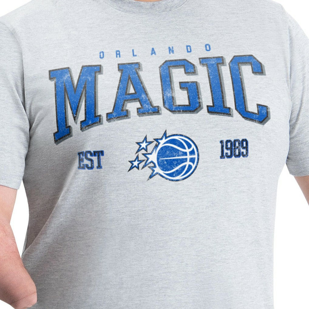 Orlando Magic G-III Sports by Carl Banks Adaptive Classic Team Spirit Short Sleeve T-Shirt Gray