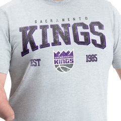 Sacramento Kings G-III Sports by Carl Banks Adaptive Classic Team Spirit Short Sleeve T-Shirt Gray