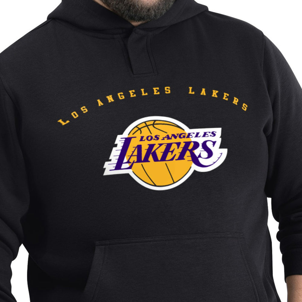 Los Angeles Lakers G-III Sports by Carl Banks Adaptive Team Arc Fleece Hoodie Black