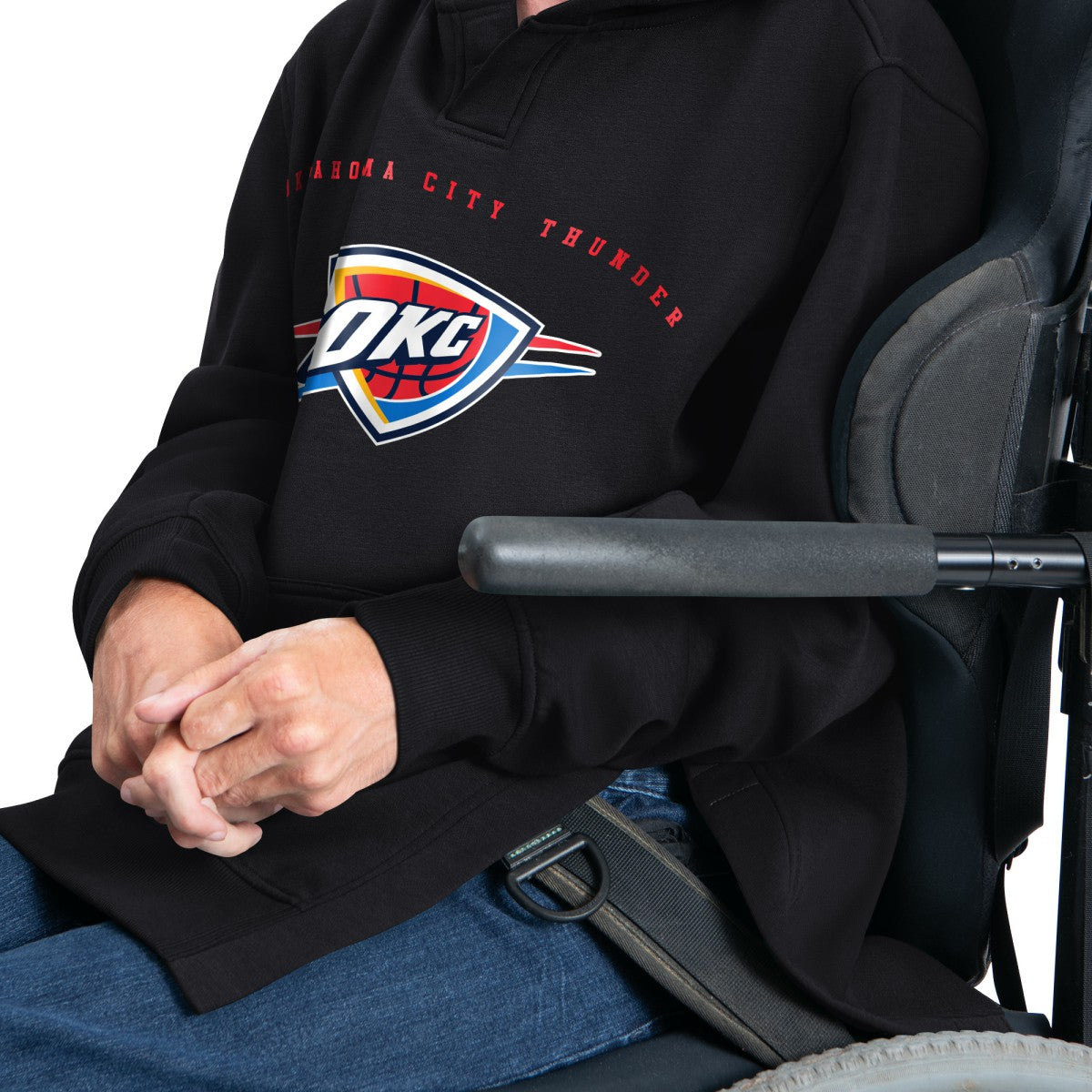 Oklahoma City Thunder G-III Sports by Carl Banks Adaptive Team Arc Fleece Hoodie Black