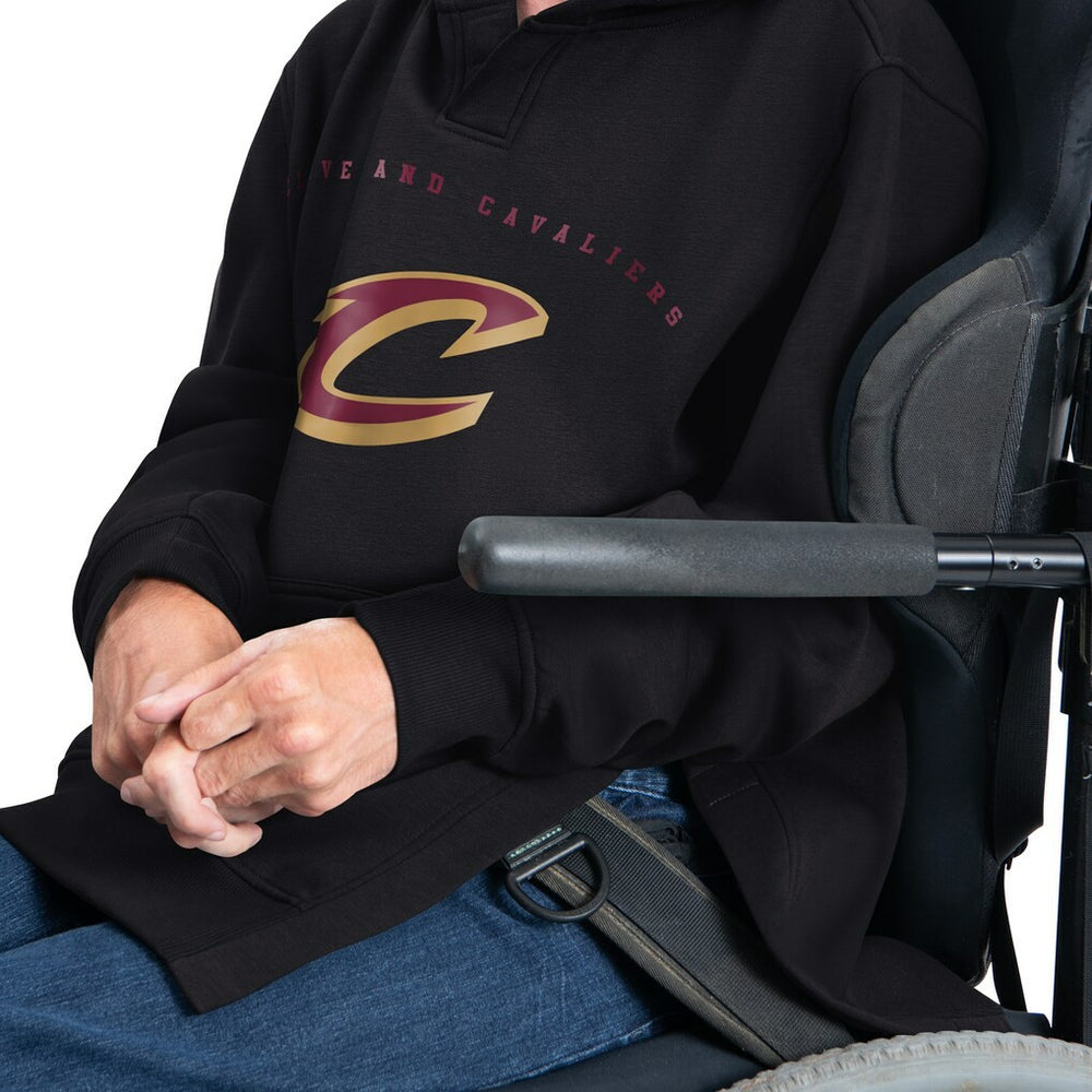 Cleveland Cavaliers G-III Sports by Carl Banks Adaptive Team Arc Fleece Hoodie Black