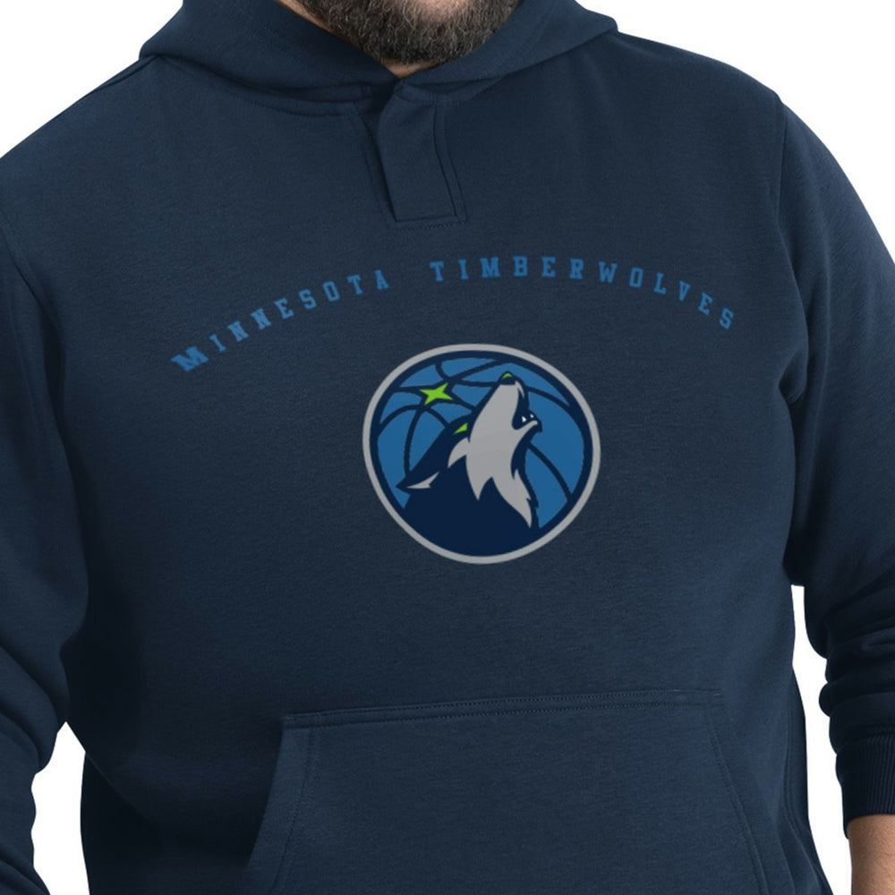 Minnesota Timberwolves G-III Sports by Carl Banks Adaptive Team Arc Fleece Hoodie Navy