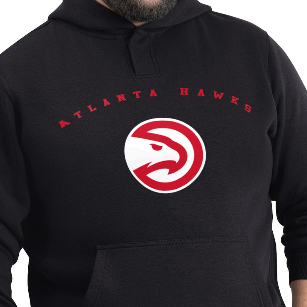 Atlanta Hawks G-III Sports by Carl Banks Adaptive Team Arc Fleece Hoodie Black