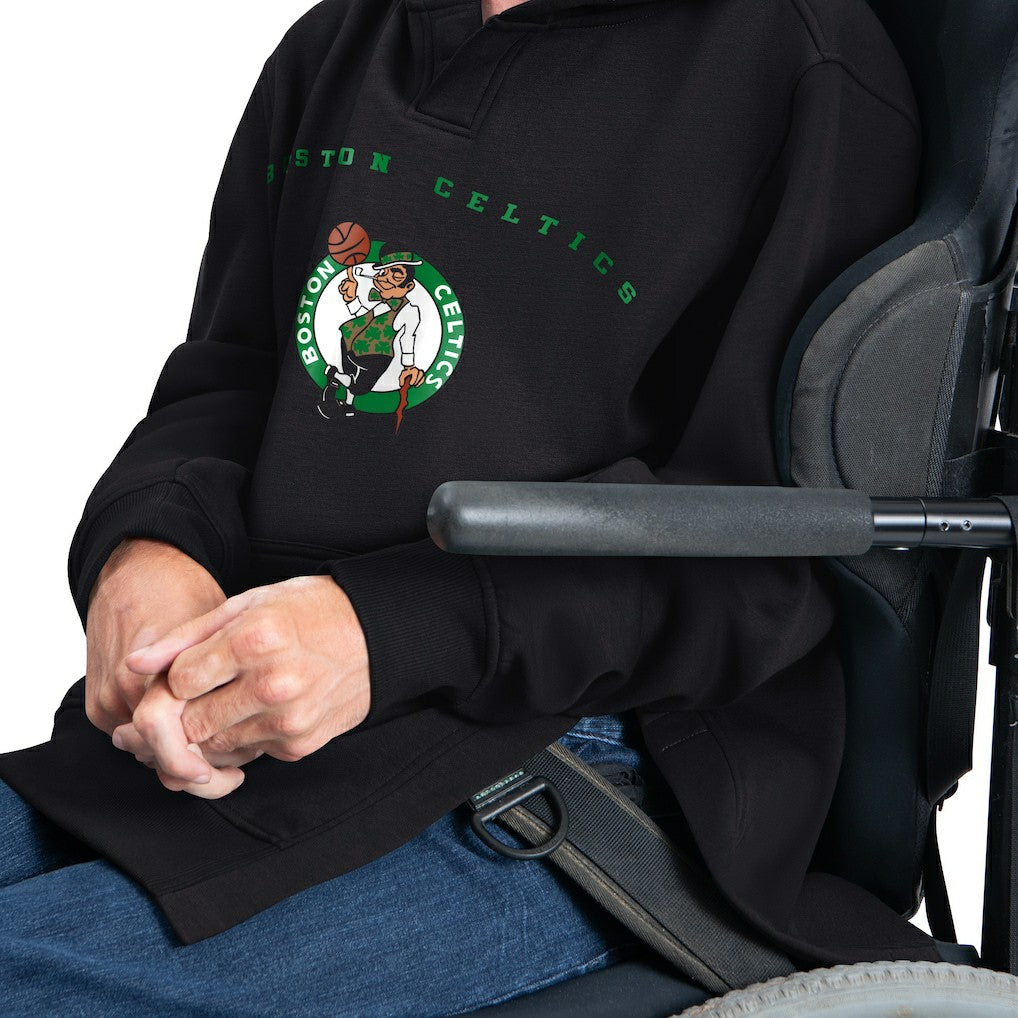 Boston Celtics G-III Sports by Carl Banks Adaptive Team Arc Fleece Hoodie Black