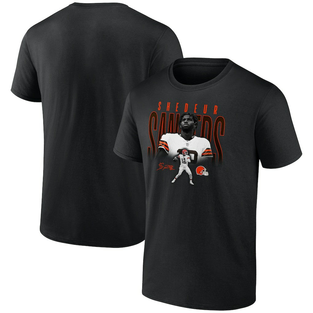 Shedeur Sanders Cleveland Browns Humble Shadow Player Graphic T-Shirt - Black - NFL