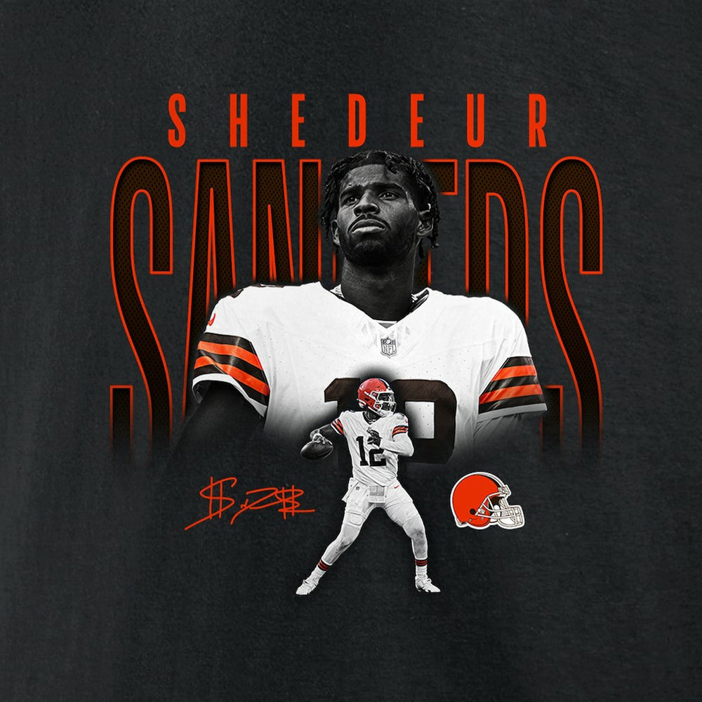 Shedeur Sanders Cleveland Browns Humble Shadow Player Graphic T-Shirt - Black - NFL