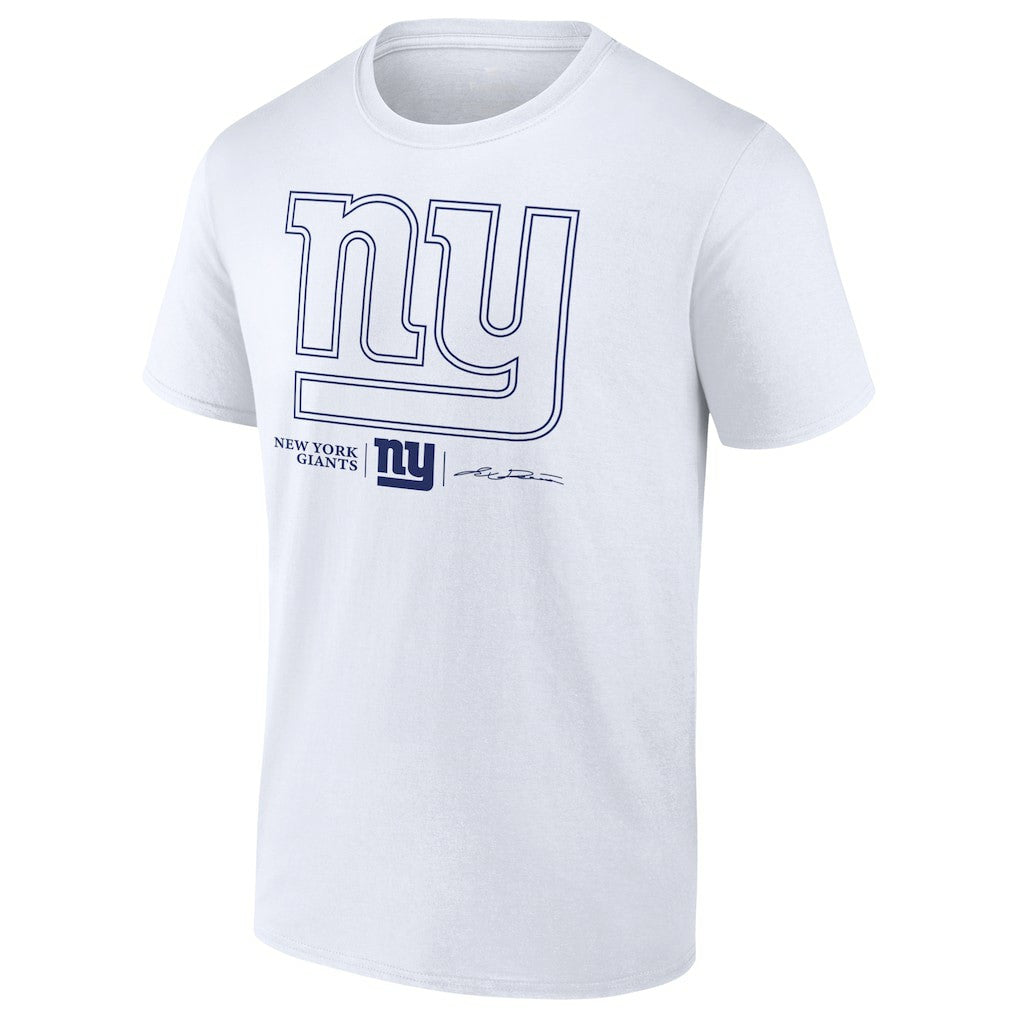 Jaxson Dart New York Giants Tonal Name & Number T-Shirt - White - NFL