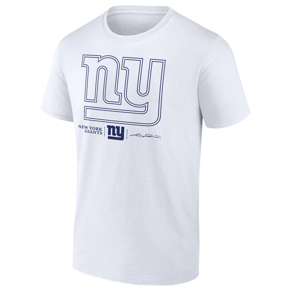 Jaxson Dart New York Giants Tonal Name & Number T-Shirt - White - NFL