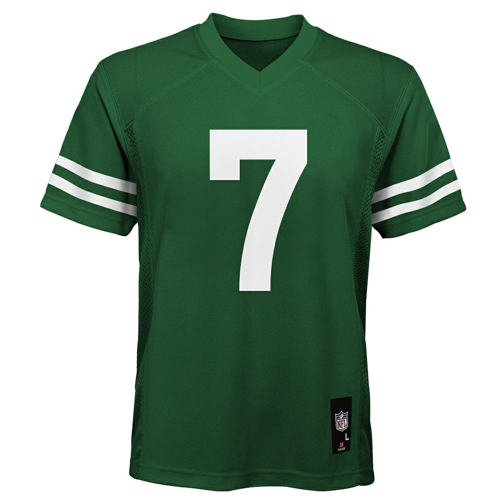 Justin Fields New York Jets Youth Replica Player Jersey - Legacy Green - Nike